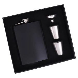 набор подарочный с рюмками и флягой