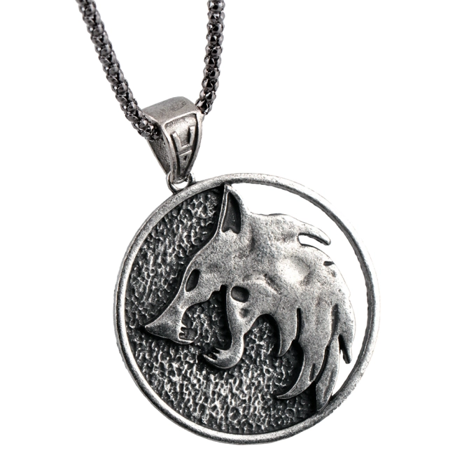 медальон ведьмака школы волка