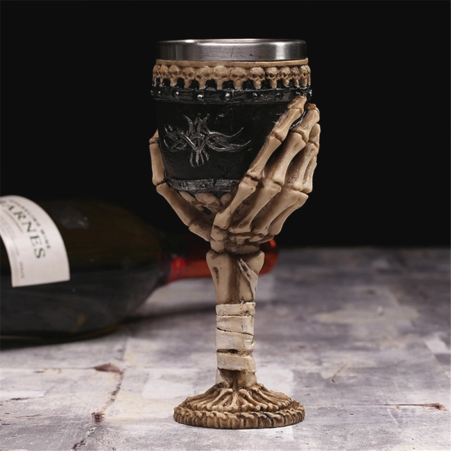 келих під вино скелет