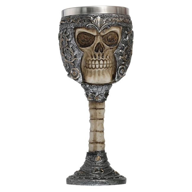 бокал для вина с черепом