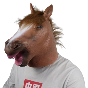 маска голова коня