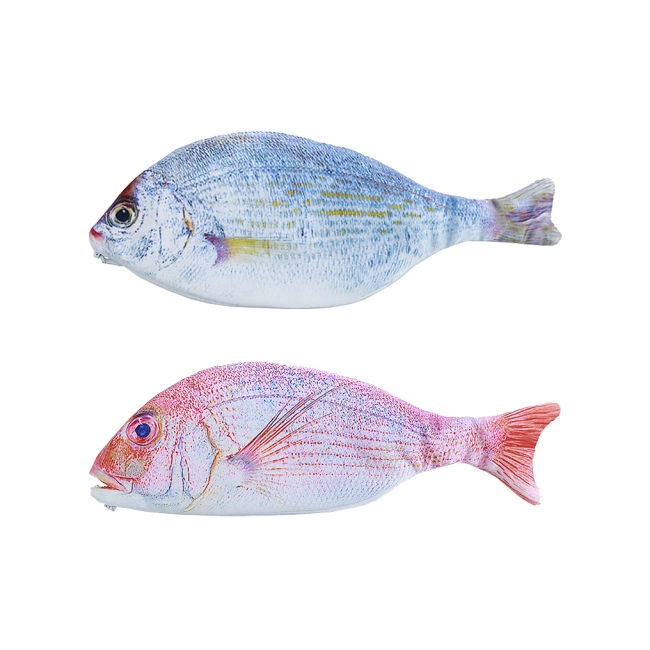 пенал с принтом рыбы