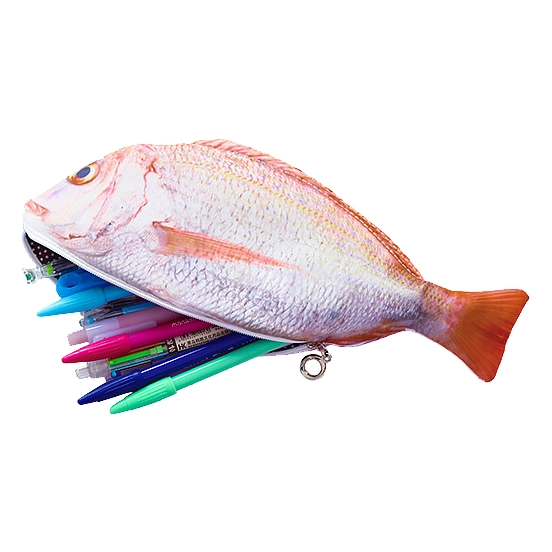 пенал с изображением рыбы