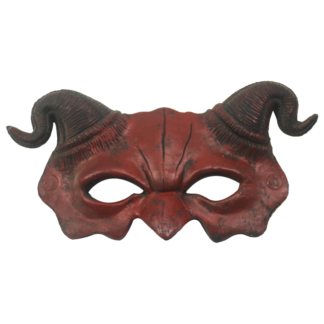 маска демона на половину лица