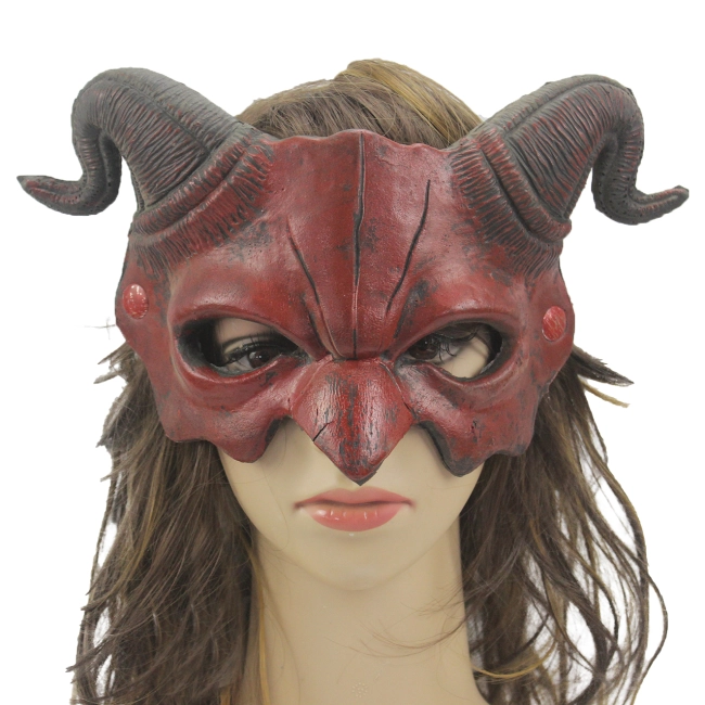 маска демона для половины лица