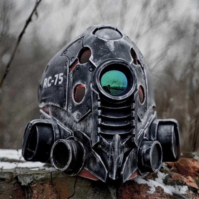 маска робота стимпанк