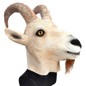 Латексная маска голова козы маска голова козы