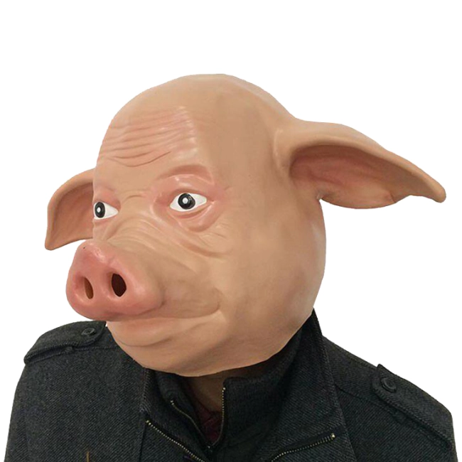 маска на голову свиньи