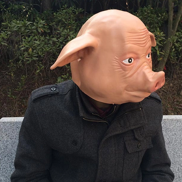 купить маску голова свиньи