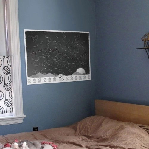 Світиться карта зоряного неба