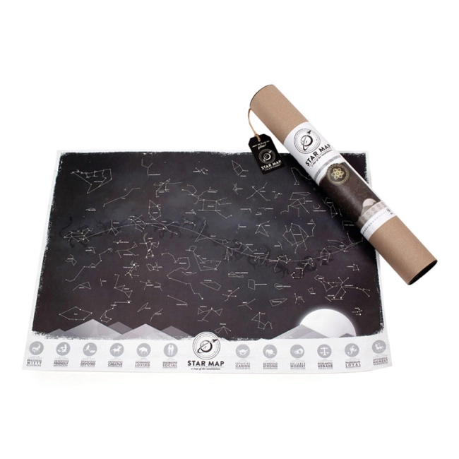 Світиться карта зоряного неба