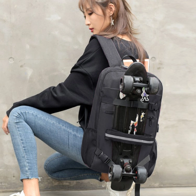 рюкзак с креплением под скейтборд