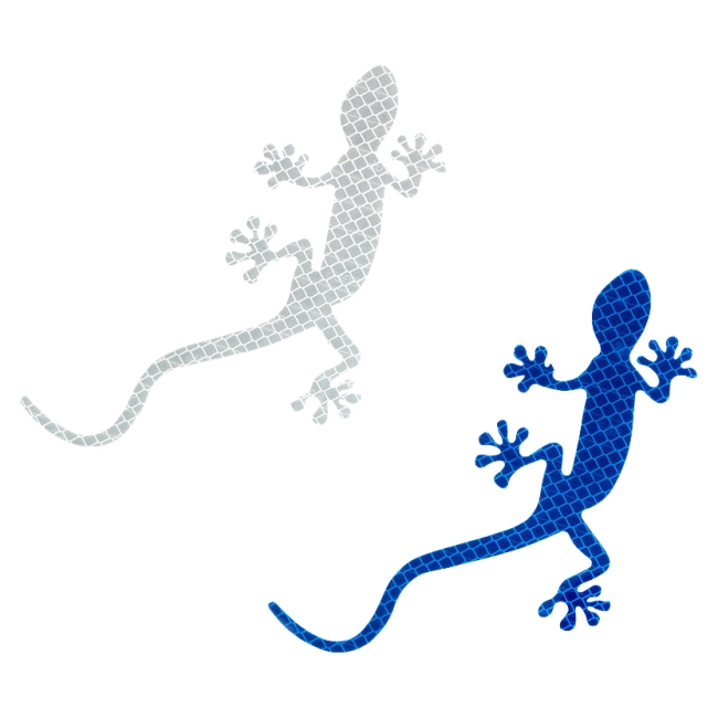 світловідбиваюча наклейка на авто ящірка