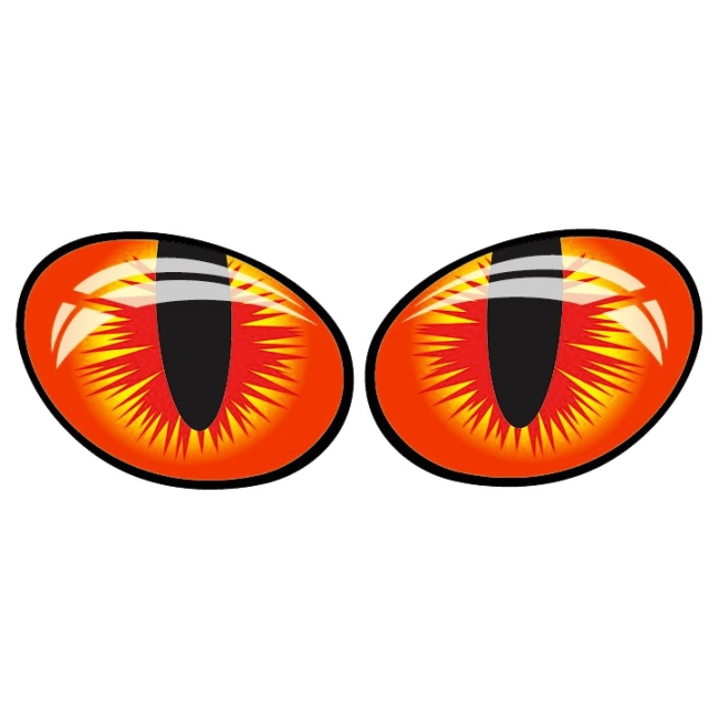 наклейки глаза для автомобиля