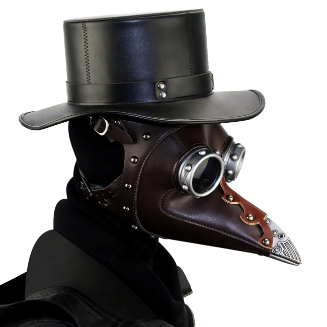 шляпа-цилиндр чумного доктора