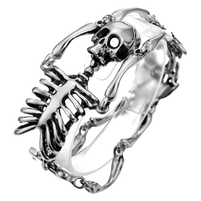 браслет скелет