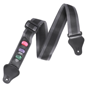 ремень для гитары с отсеками для медиаторов