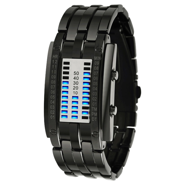 жіночий наручний бінарний годинник