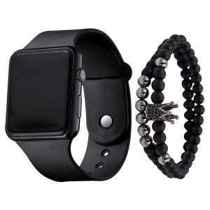 чоловічий набір годинник з браслетом