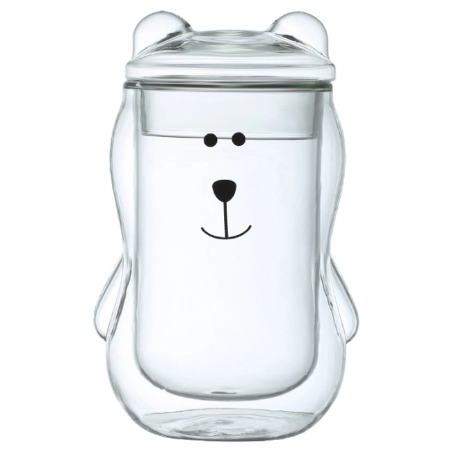 стеклянный стакан с двойными стенками