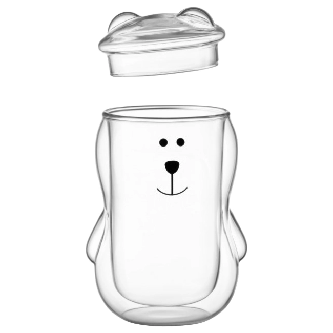 стакан с крышкой и двойными стенками