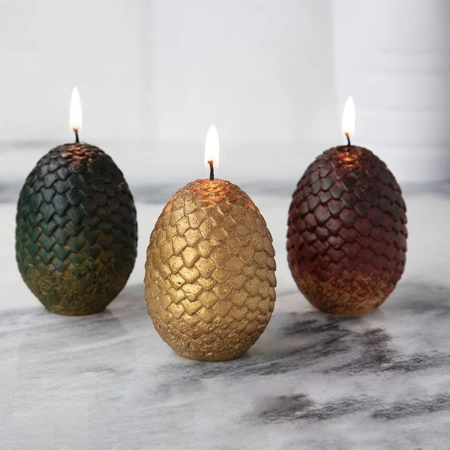 комплект свічок драконячі яйця з game of thrones