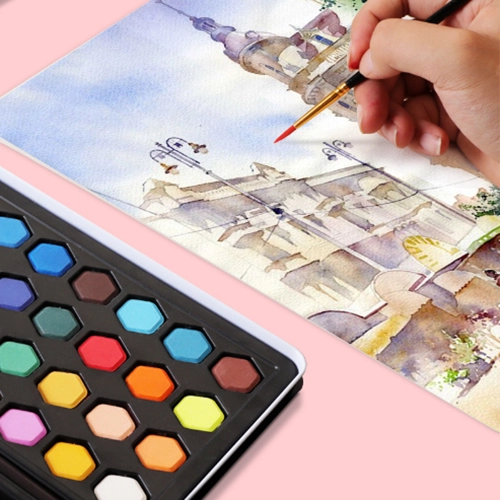 набір фарб у коробці