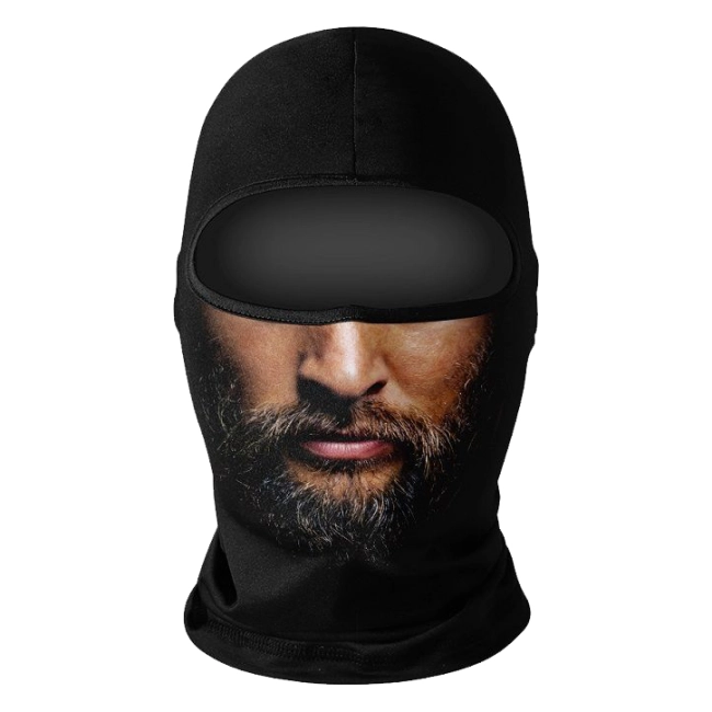 балаклава с лицом мужчины