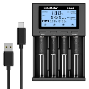 зарядное устройство для аккумуляторов 18650 с дисплеем