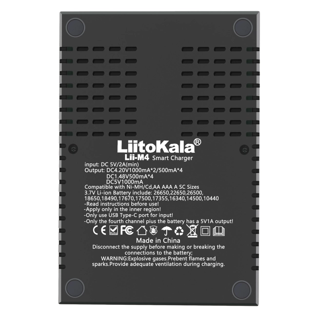 зарядное устройство под аккумуляторы 18650 с дисплеем