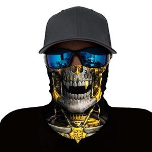 бафф с принтом череп