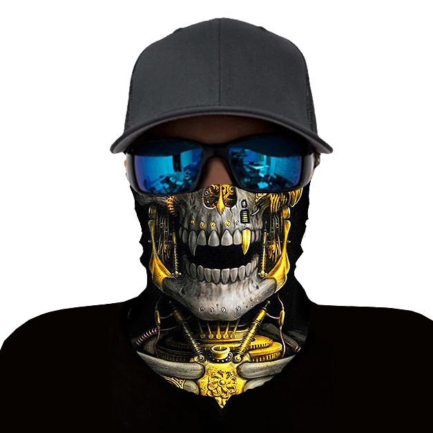 бафф с принтом череп