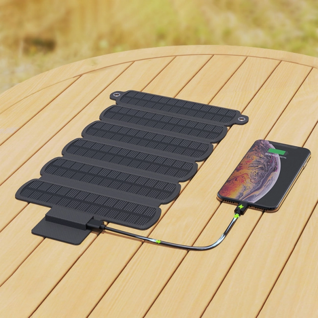 складная солнечная зарядка с юсб