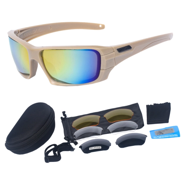 тактические очки с поляризацией и сменными линзами