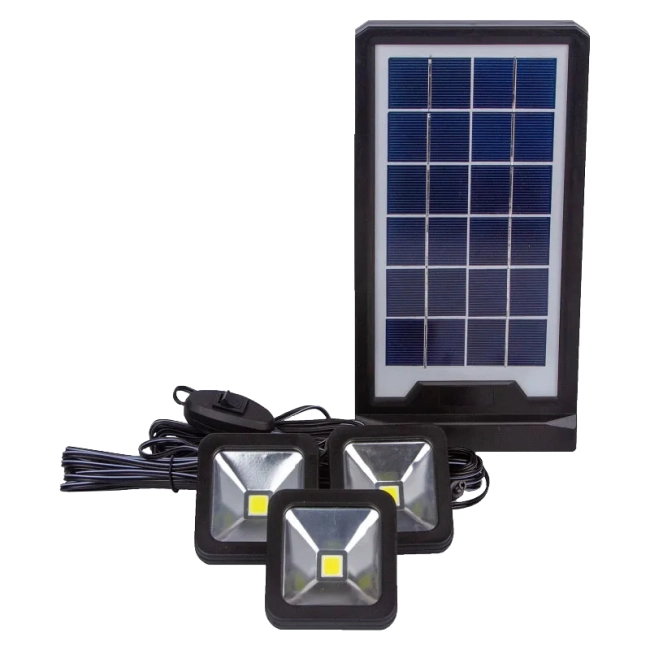 солнечная панель с лампами