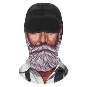 балаклава с лицом мужчины на флисе