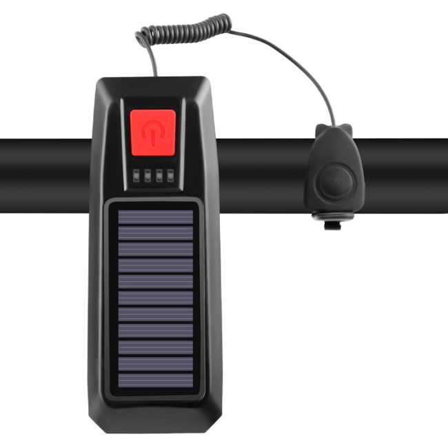 ліхтар із сонячною батареєю на велосипед