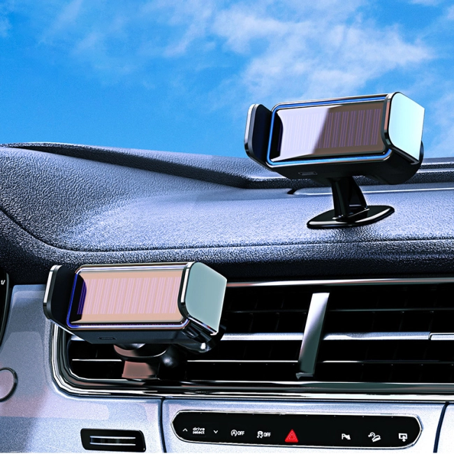 держатель самораздвижной для телефона на солнечной панеле