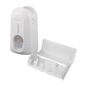 Автоматический дозатор для зубной пасты с держателем для щеток дозатор для зубной пасты