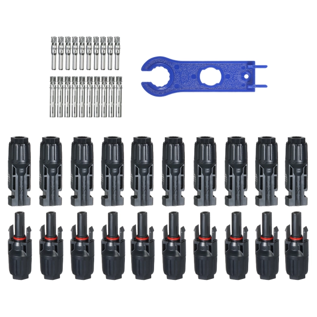 набір конекторів mc4 з ключем