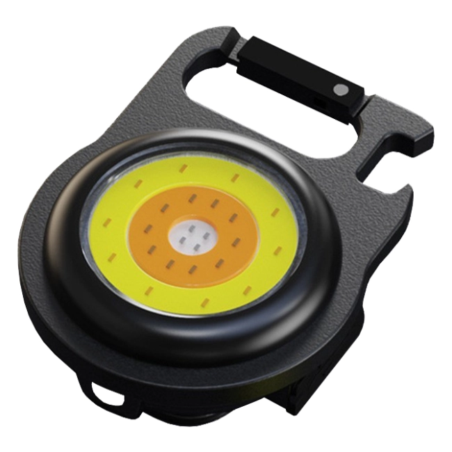 ліхтарик з карабіном та usb