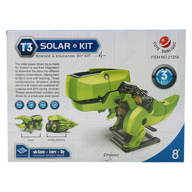 конструктор на сонячній батареї 3 в 1