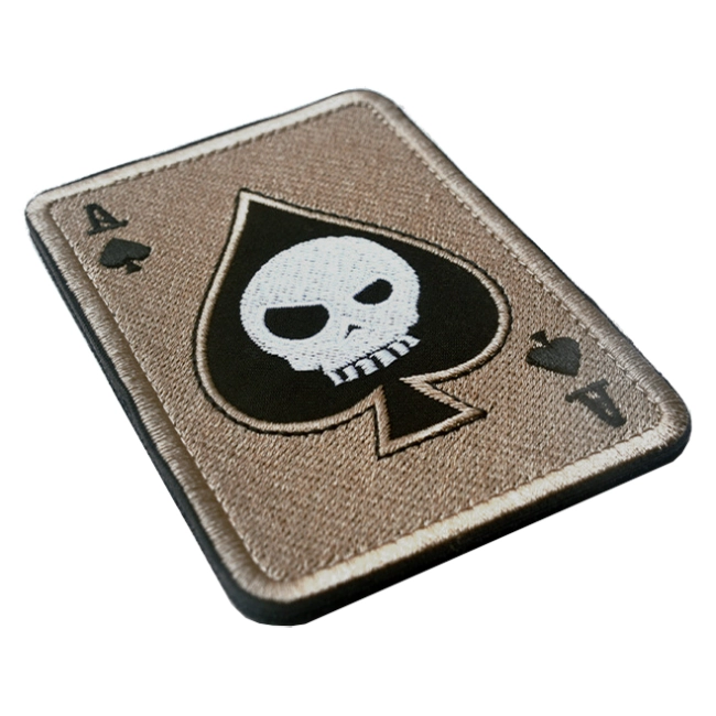 патч карта туз череп