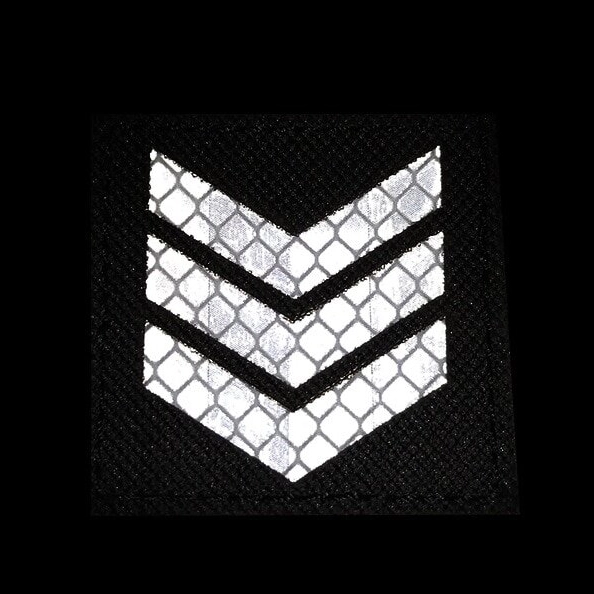 патч светоотражающий на липучке