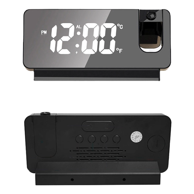 настольные часы с проекцией времени