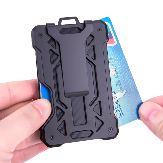тактический картхолдер с зажимом и защитой rfid