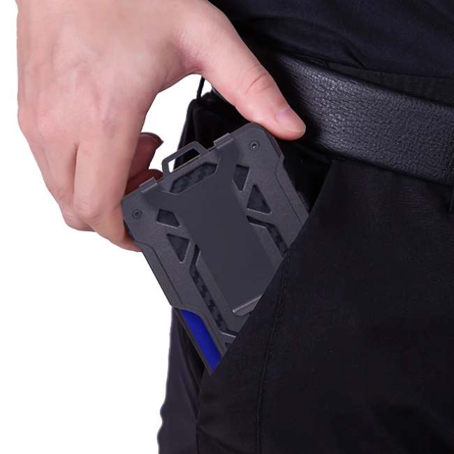 картхолдер тактический на rfid и с зажимом