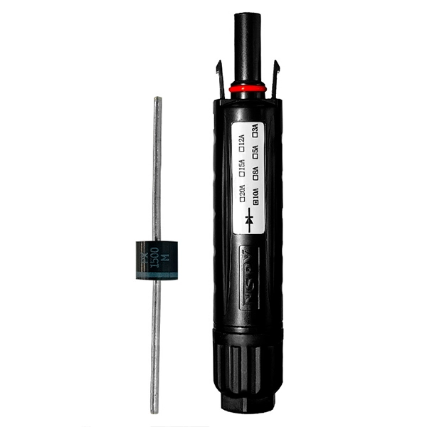 роз'єм для сонячної панелі MC4 з діодом