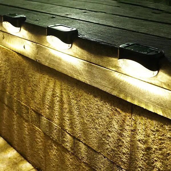 подсветка на лестницу с солнечной батареей