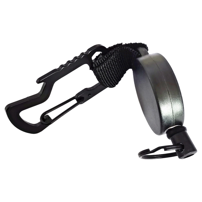 ретрактор тактический с карабином и тросом